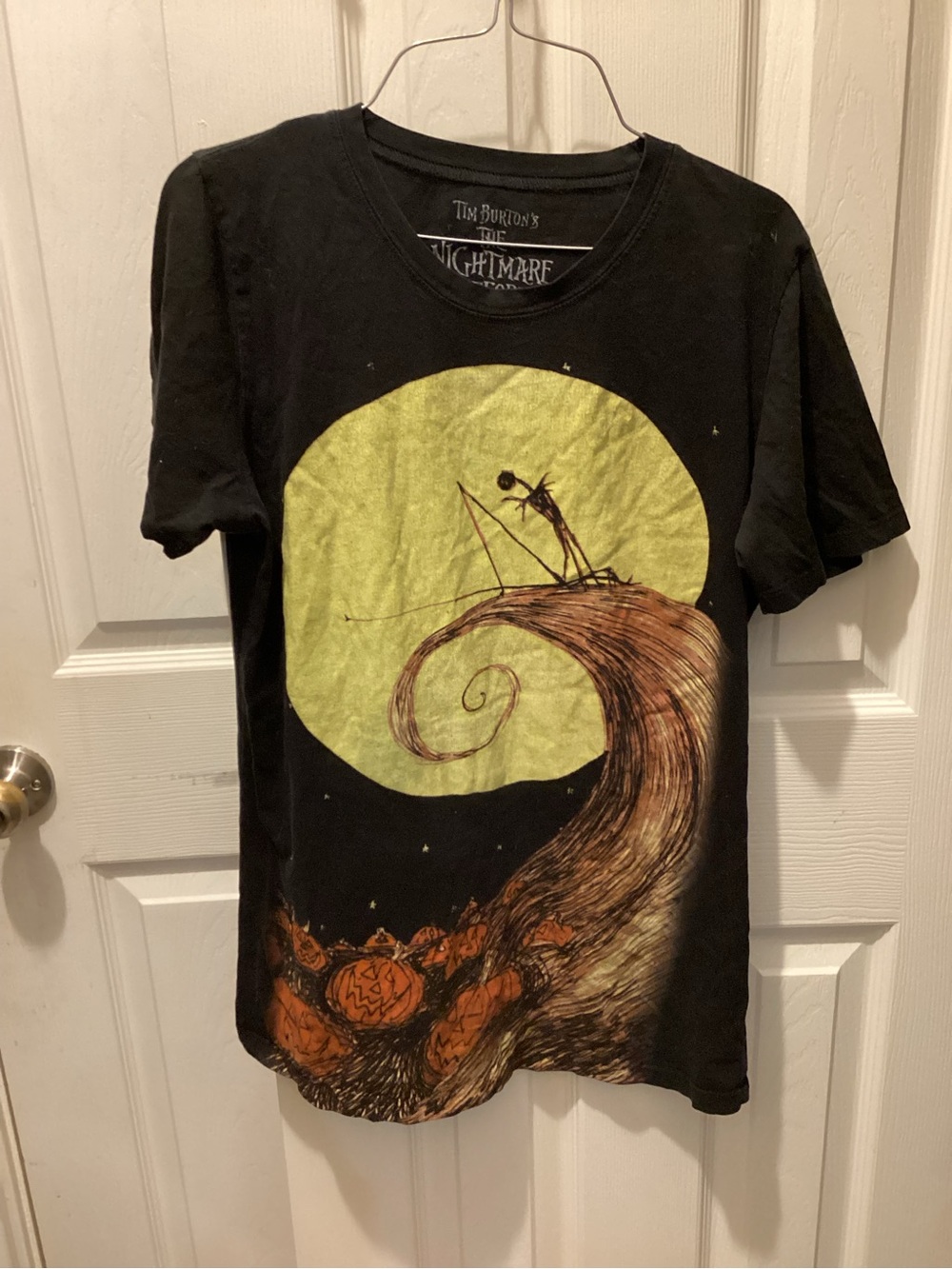 Nightmare before Christmas Black Short Sleeve Graphic Tee